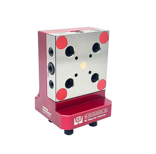 Sistema de sujeción y centrado modular - 90 DEGREE ADAPTER - HOMGE MACHINERY IND. CO., LTD. - mecánico / con placa adaptable / para máquina herramienta