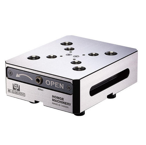 Sistema de sujeción y centrado de placas - M-52/96 series - HOMGE MACHINERY IND. CO., LTD. - modular / mecánico / para máquina herramienta