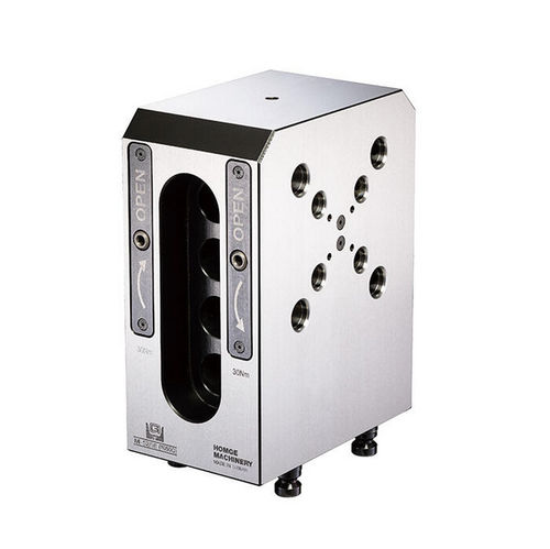 Sistema de sujeción y centrado quick-tower - M-52/96(80566G) - HOMGE MACHINERY IND. CO., LTD. - mecánico / de acero / doble