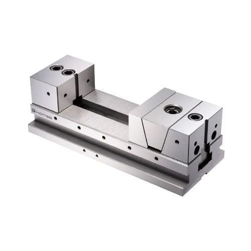 Mordaza para máquina herramienta - S-100 - HOMGE MACHINERY IND. CO., LTD. - neumática / de acero / para mecanizado