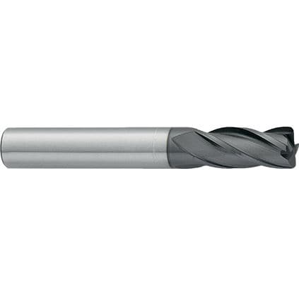 Fresa monobloque - CL21TFHMB      	 - Carmon - de 4 dientes / de cono cilíndrico