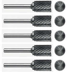 Fresa monobloque - LR401 ZYA-S	 - Carmon - de desbarbado / de carburo de tungsteno / de cono cilíndrico