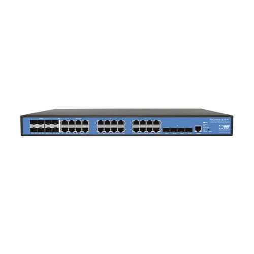 Conmutador Ethernet industrial - PROmesh B28-R - Indu-Sol GmbH - administrable / 28 puertos / rack de 19"