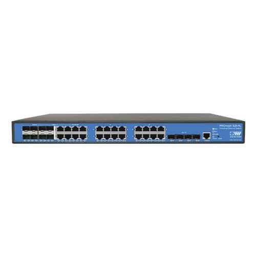 Conmutador Ethernet industrial - PROmesh B28-RL - Indu-Sol GmbH - administrable / 28 puertos / de nivel 3