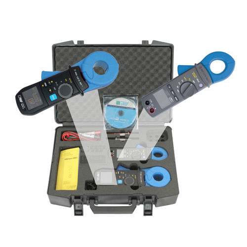 Multímetro pinza digital - EMCheck® Set - Indu-Sol GmbH - portátil / cat III / con medición de resistencia de bucle de tierra