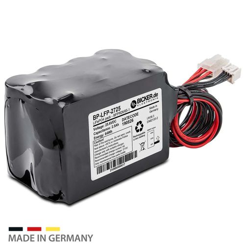 Módulo de baterías de alta densidad energética - BP-LFP-2725 - Bicker Elektronik GmbH - de fosfato de hierro-litio / modular / 24 V