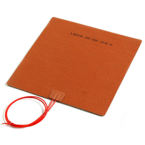 Elemento calefactor flexible - HEATFOR SR - de acero / de silicona / adhesivo