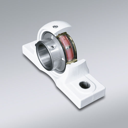 Bloque cojinete de placa - Life-Lube® - NSK Europe Ltd. - de termoplástico / de caucho nitrilo / de PBT