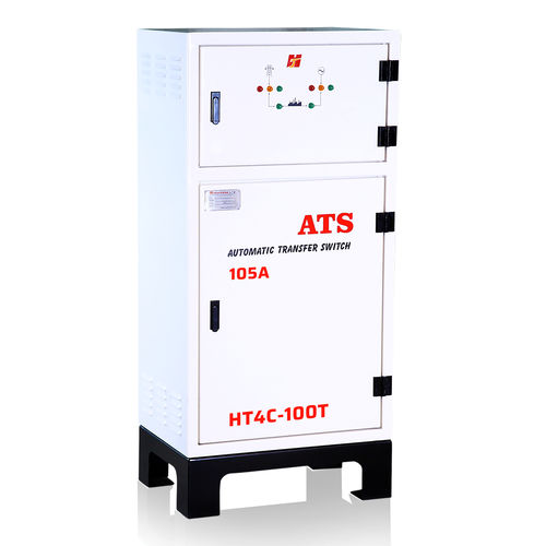 Commutador de transferencia automático - HT4C series - Huu Toan Group - armario / para generador / 3 polos