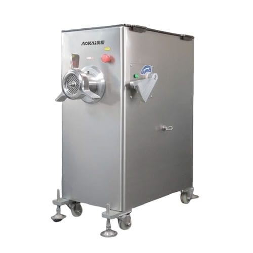 Picadora industrial de carne - AKJ-B32 - Foshan Aokai machinery Technology Co.,Ltd - de carne fresca / con ruedas / 380 V trifásico