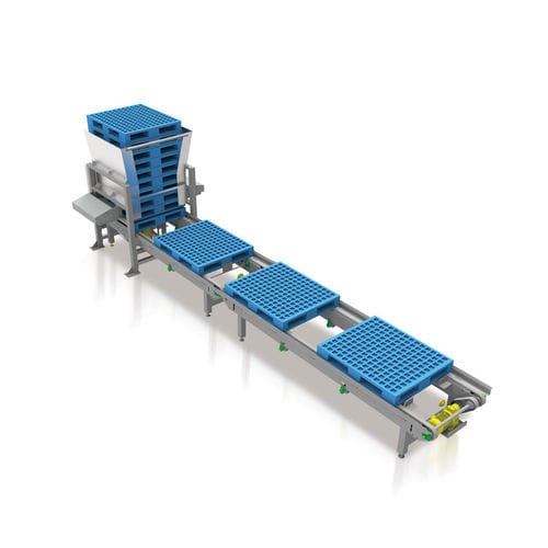 Transportador de banda - EKB1200 - Foshan Aokai machinery Technology Co.,Ltd - horizontal / de transporte / de bandejas