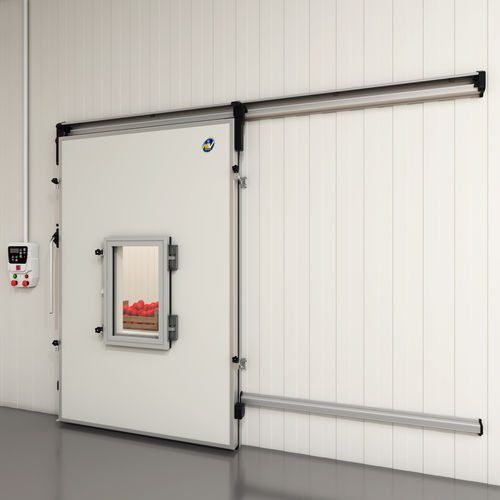 Puerta corredera - 900 ATC - MIV INSULATING SYSTEMS S.R.L. - abatible / de acero inoxidable / de aluminio
