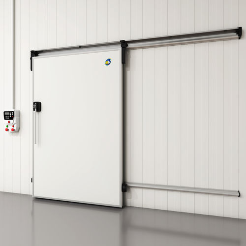 Puerta corredera - 900P  - MIV INSULATING SYSTEMS S.R.L. - abatible / de acero inoxidable / de aluminio