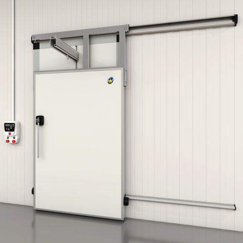 Puerta corredera - 900PG  - MIV INSULATING SYSTEMS S.R.L. - abatible / de acero inoxidable / de aluminio
