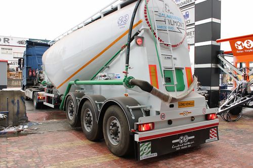 Semirremolque cisterna - Ms Dorse - de cemento / para equipamiento industrial / de acoplamiento