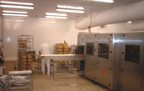 Porcionadora de queso de pasta dura - TPFZA.1 - CAD PROJECT S.R.L. - de lámina / automática / de peso fijo