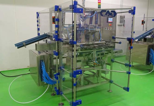 Máquina de embalaje automática - ISC - CAD PROJECT S.R.L. - de film plegado / de queso