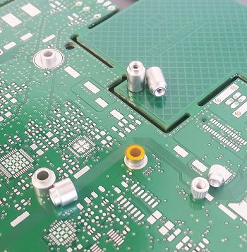 Elemento de fijación de metalizado - Compelma - para circuito impreso / de acero