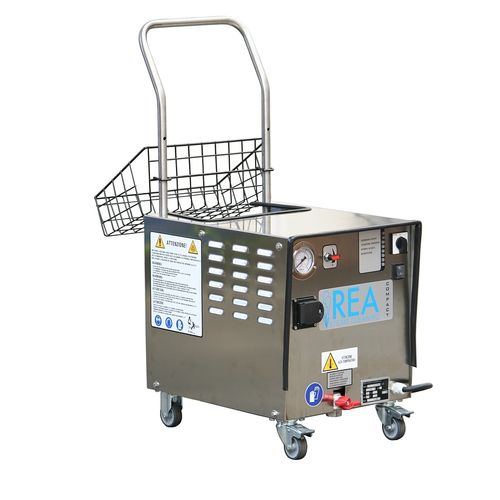 Generador de vapor eléctrico - SATURNO COMPACT 3 - REA STEAM CLEANING SRL - móvil / compacto