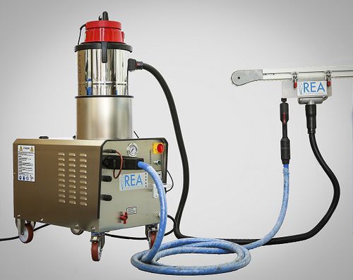 Limpiadora de vapor eléctrica - Steamatic - REA STEAM CLEANING SRL - de acero inoxidable / de aspiración / para la industria agroalimentaria