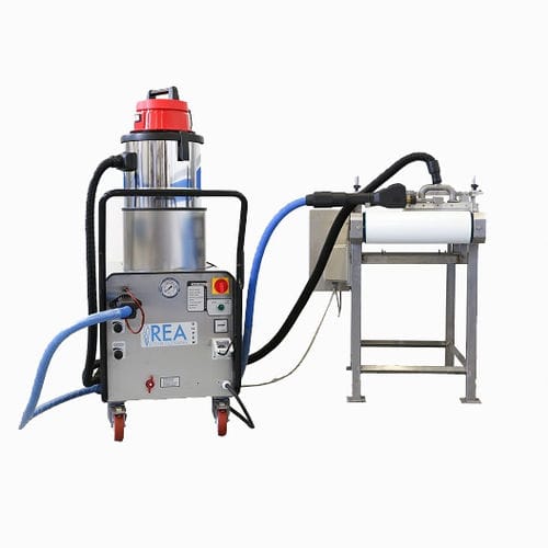 Limpiadora de vapor eléctrica - VDA - REA STEAM CLEANING SRL - de acero inoxidable / para la industria agroalimentaria / para transportadores de cinta