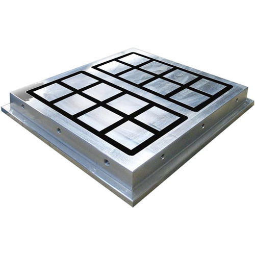 Placa magnética electropermanente de polos cuadrados - 10.33.50.SQ1 - Braillon Magnetics - rectangular / para rectificado / para fresado