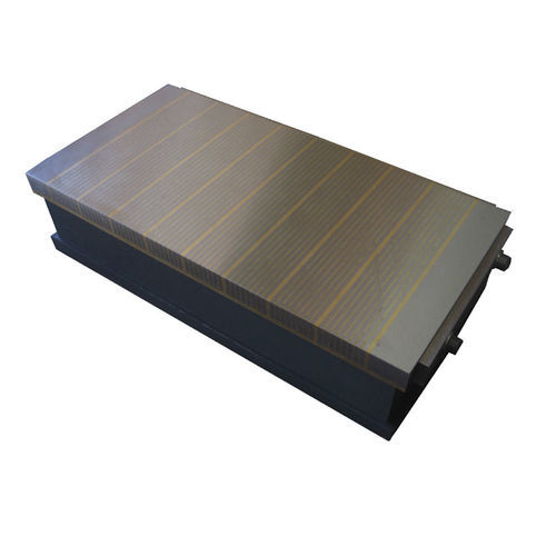 Placa magnética electropermanente de polos finos - 10.21 - Braillon Magnetics - rectangular / para rectificado