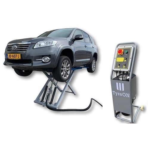 Puente elevador de tijera - TSC2800E - TyreON BV - 2,5 toneladas / electrohidráulico / para coche