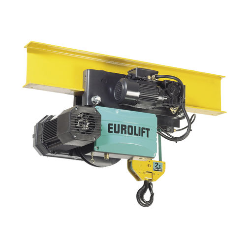 Polipasto de correa eléctrico - EUROLLIFT BH series - Hoist UK - 2 velocidades / para sala blanca / monorriel