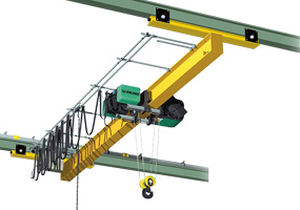 Puente grúa monorriel - Hoist UK - suspendida / con cabrestante de cable