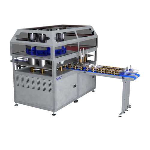 Selladora de latas de latas de conserva automática - VGS MASTER XL - Sapli Cans Technology - con dos estaciones de trabajo / con sistema de inyección de gas / con tecnología de vacío