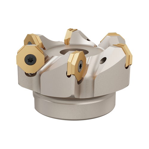 Herramienta de fresado para planear - SYNU 0704 series - Heikenei - de plaquitas intercambiables / para aleación de acero inoxidable / para compuestos