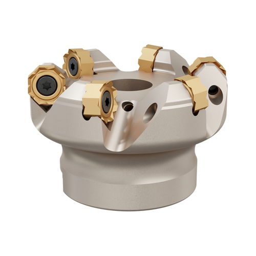 Herramienta de fresado para planear - ONMX 1205 series - Heikenei - de plaquitas intercambiables / para aleación de acero inoxidable / para compuestos