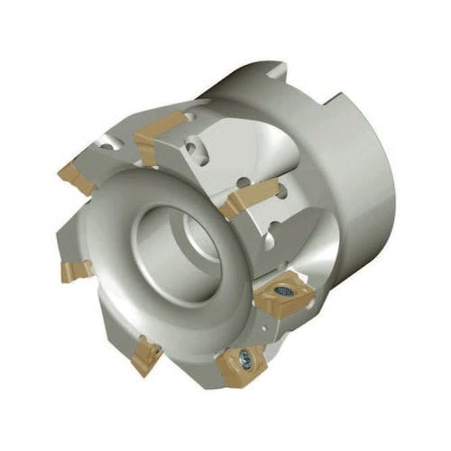 Herramienta de fresado de plaquita - HMFU90 AP10 series - Heikenei - para planear / de desbaste / de carburo