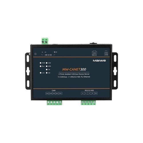 Convertidor de señal - MW-CANET300 - Wuhan Maiwe Communication Co., Ltd - Ethernet / bus CAN a Ethernet / bus CAN a RS-232