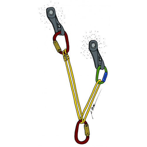 Cuerda estática - FA Stropp Gleistein - Nodus Factory Industry - de Dyneema® / a prueba de abrasión / de seguridad
