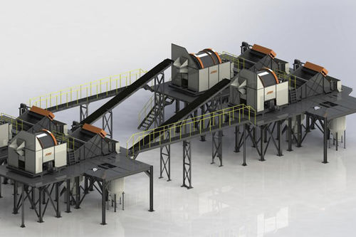 Unidad para reciclado de aluminio - HMS - Suzhou JONO Environmental Technology Co., LTD - separación de metales