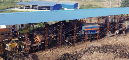 Estación de tratamiento de residuos mezclada - Wuxue - Suzhou JONO Environmental Technology Co., LTD - con trituradora