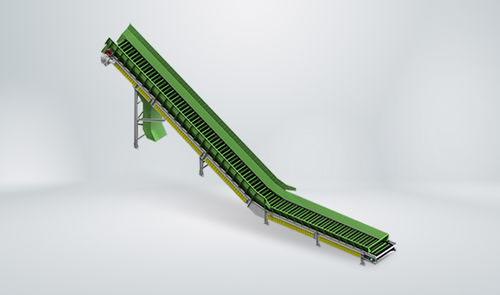 Transportador de banda - Suzhou JONO Environmental Technology Co., LTD - con cadena / horizontal / inclinado