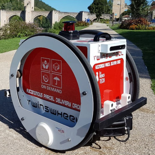Robot de entrega de comida - TH02 - Twinswheel - para uso en interiores / para zona peatonal / seguidor