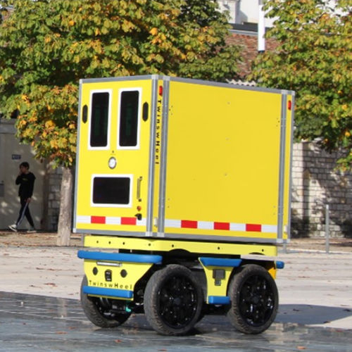 Robot de entrega de comida - TH05 Cargo - Twinswheel - para centro comercial / para zona peatonal / con ruedas