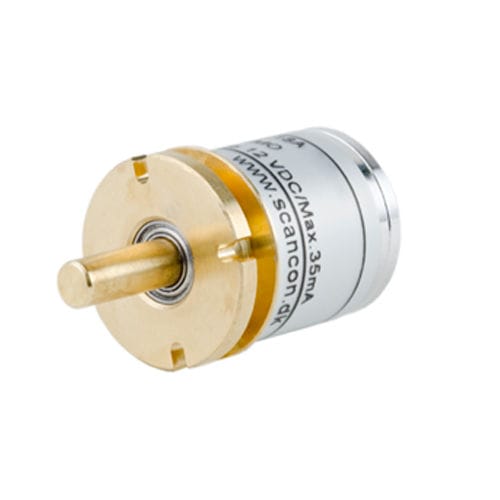 Encoder rotativo incremental - SCA18 - Scancon - con eje macizo / IP65 / en miniatura