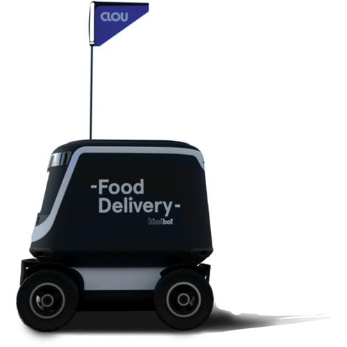 Robot de entrega de comida - Kiwibot CLOU Pro - Kiwibot - para restaurante / para zona peatonal / autónomo