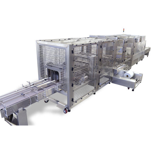 Retractiladora automática - Polypack Europe - para botellas / de bandejas / continua