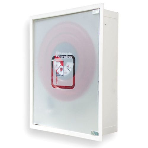 Armario para manguera contra incendios (RIA) - IBIGLASS MARK - Nuevas líneas de extincion - de seguridad / de pared / con puertas de cristal