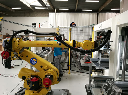 Máquina de prueba de fugas - DAM Group - robotizada / para motor / para la industria del automóvil