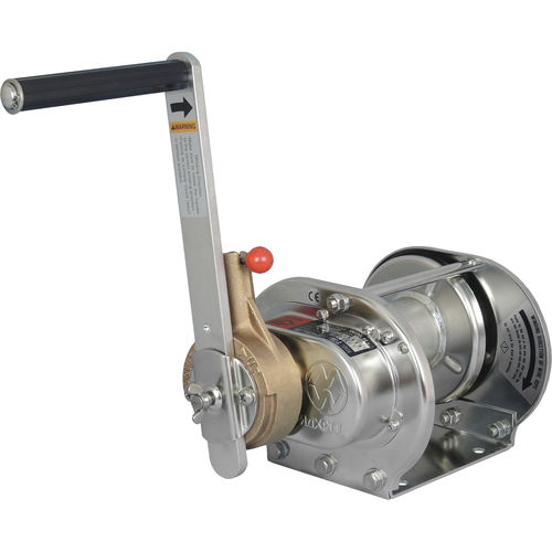 Cabrestante manual - ERSB-1-SI - Maxpull - de tambor / compacto / de engranaje