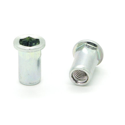 Remache remachable - LF2HS - Remaches Factory - de cabeza plana / de acero