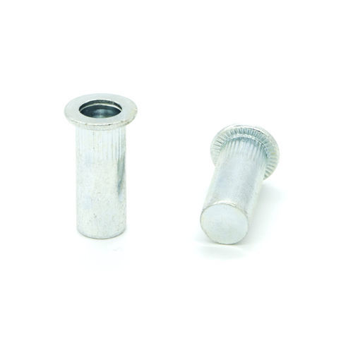 Remache remachable - LFKNS-C - Remaches Factory - de cabeza plana / de acero / abierto