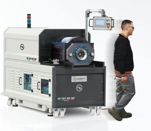 Formadora de extremos de tubo - DIE 150/1 ROT 360° - Industrial Manufacturing Machines srl - de tubo / para metal / para manguito